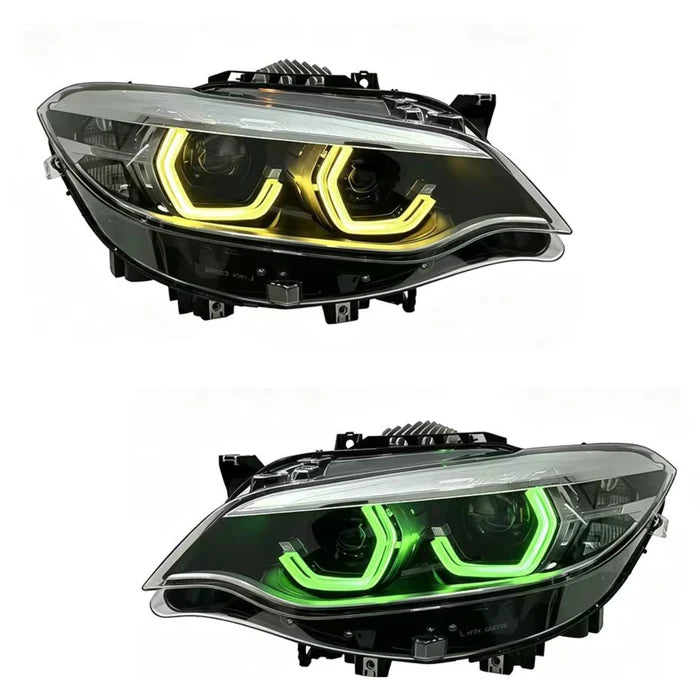 Multi-Color RGB LCI Style LED Headlights Plug n Play - BMW F87 M2/F22 2 Series