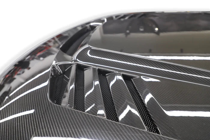 Carbon Fiber V Style Front Engine Hood Bonnet - BMW G87 M2 / G42 2 Series