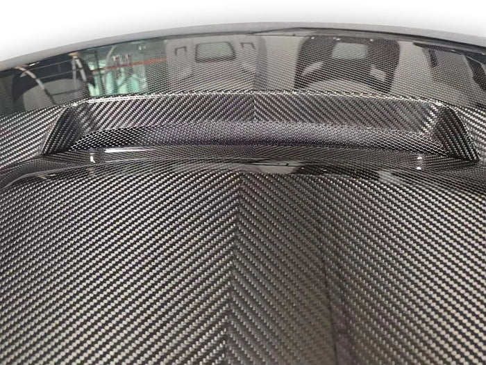 Carbon Fiber V Style Front Engine Hood Bonnet - BMW G87 M2 / G42 2 Series