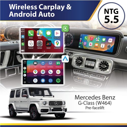 Mercedes-Benz G-Class W464 Pre-Facelift (NTG5.5) - Wireless Apple CarPlay & Android Auto Interface module unit