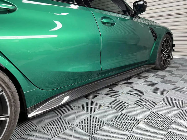 BMW M3 G80/G81 PRE-LCI DRY CARBON FIBER DASH TRIM COVER (LEFT SIDE)