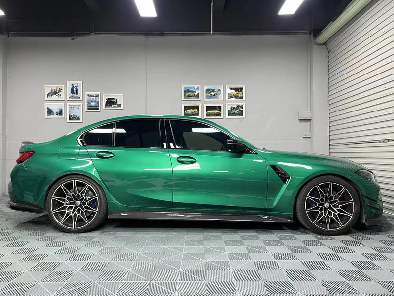 BMW M4 G82/G83 MP STYLE DRY CARBON FIBER SIDE SKIRTS