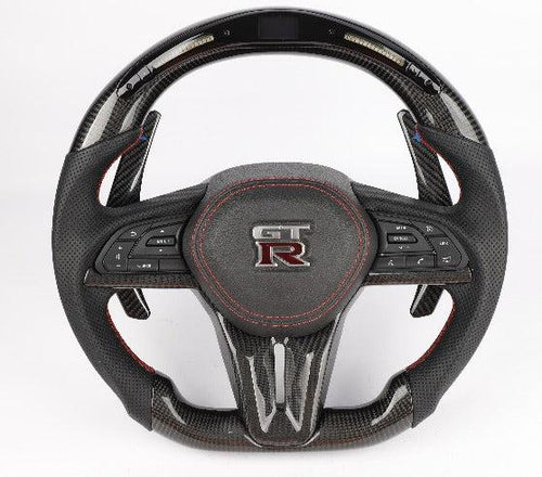 Nissan GTR Facelift Full Custom Carbon Fiber Steering Wheel - Nissan GTR [2017+]