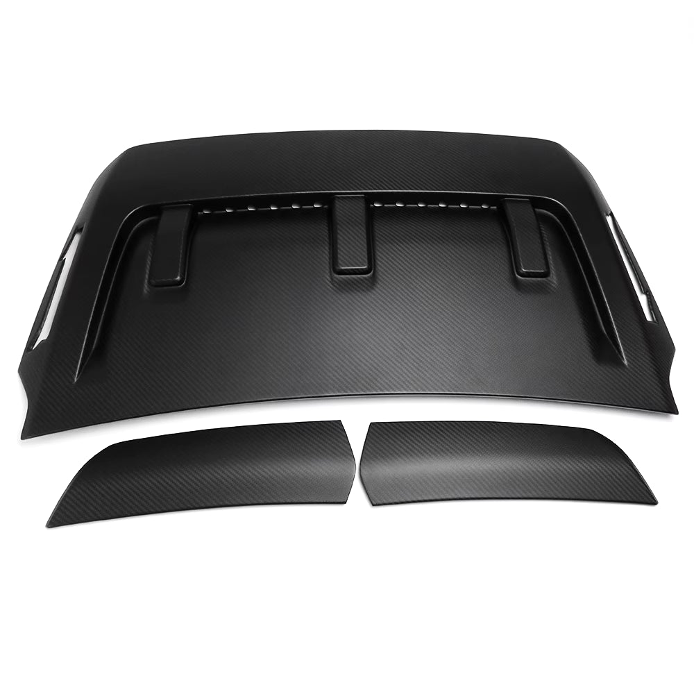 Carbon Fiber Engine Hood Cover Trim - Ford F-150 Raptor 2021-2025