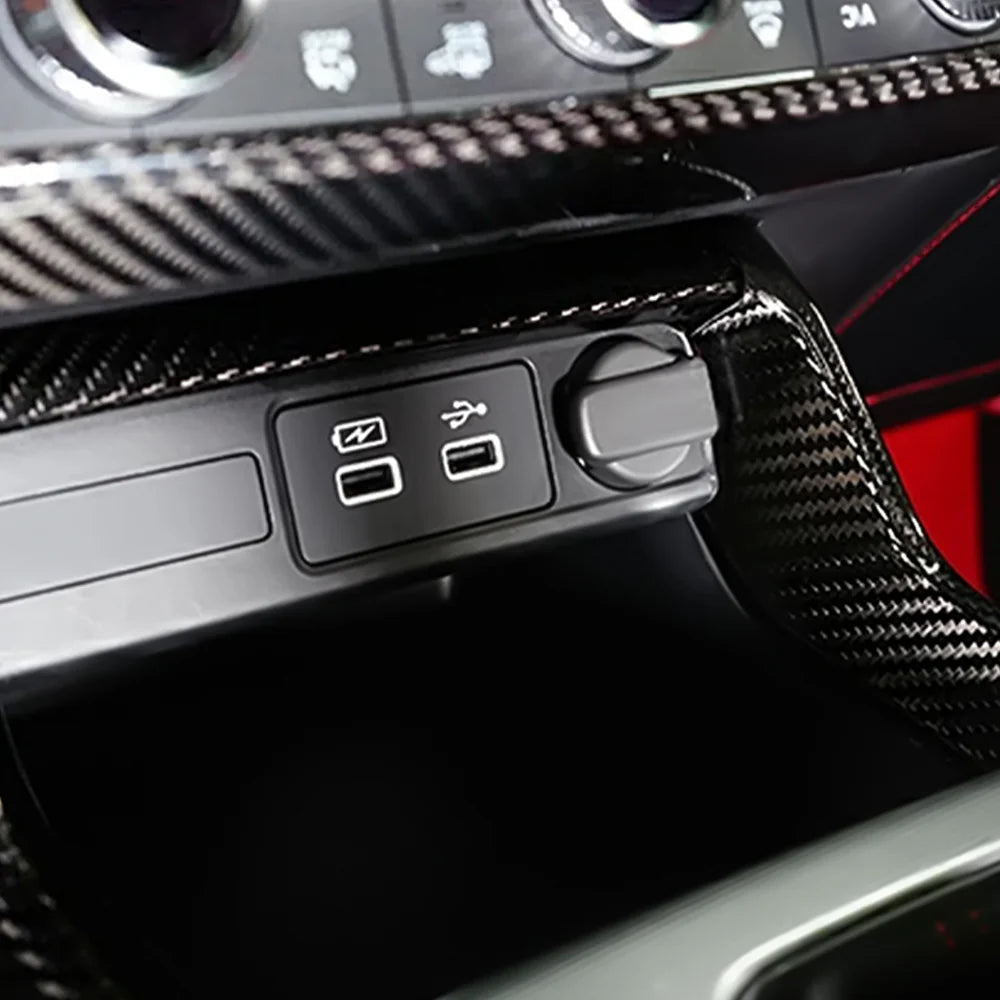 Carbon Fiber Central Console Side Trim -  Honda Civic Type R FL5 23+