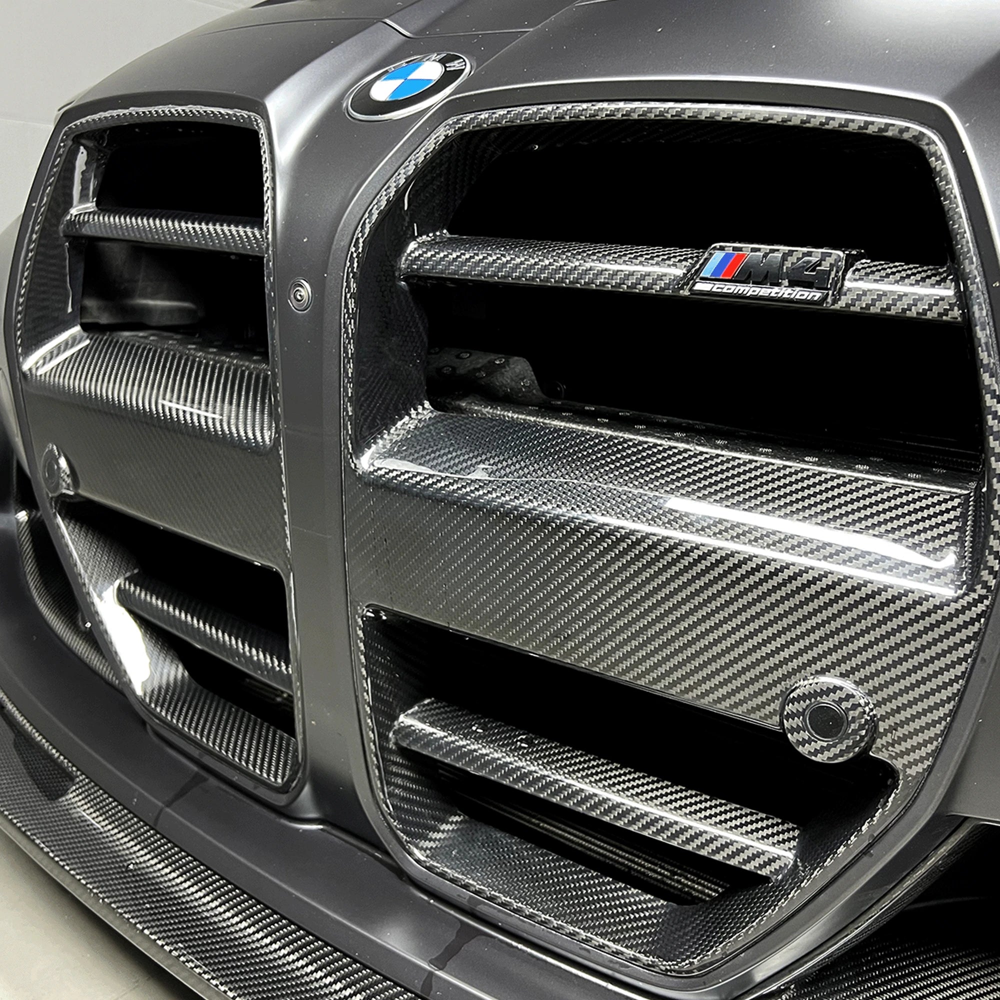V2 Carbon Fiber Front Grilles - BMW G80 M3 & G82 / G83 M4