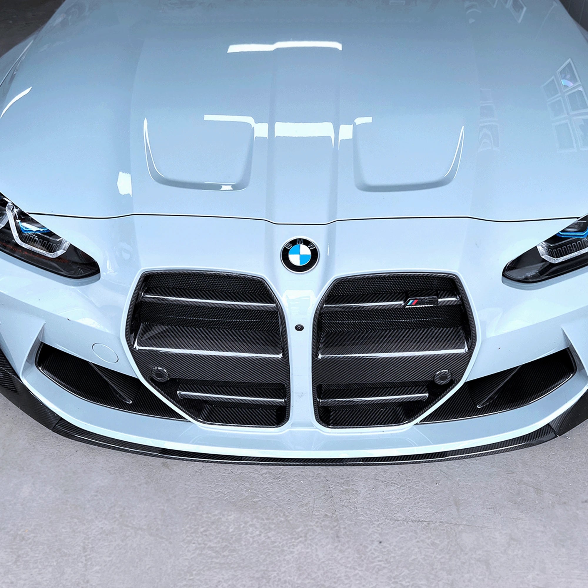 V2 Carbon Fiber Front Grilles - BMW G80 M3 & G82 / G83 M4
