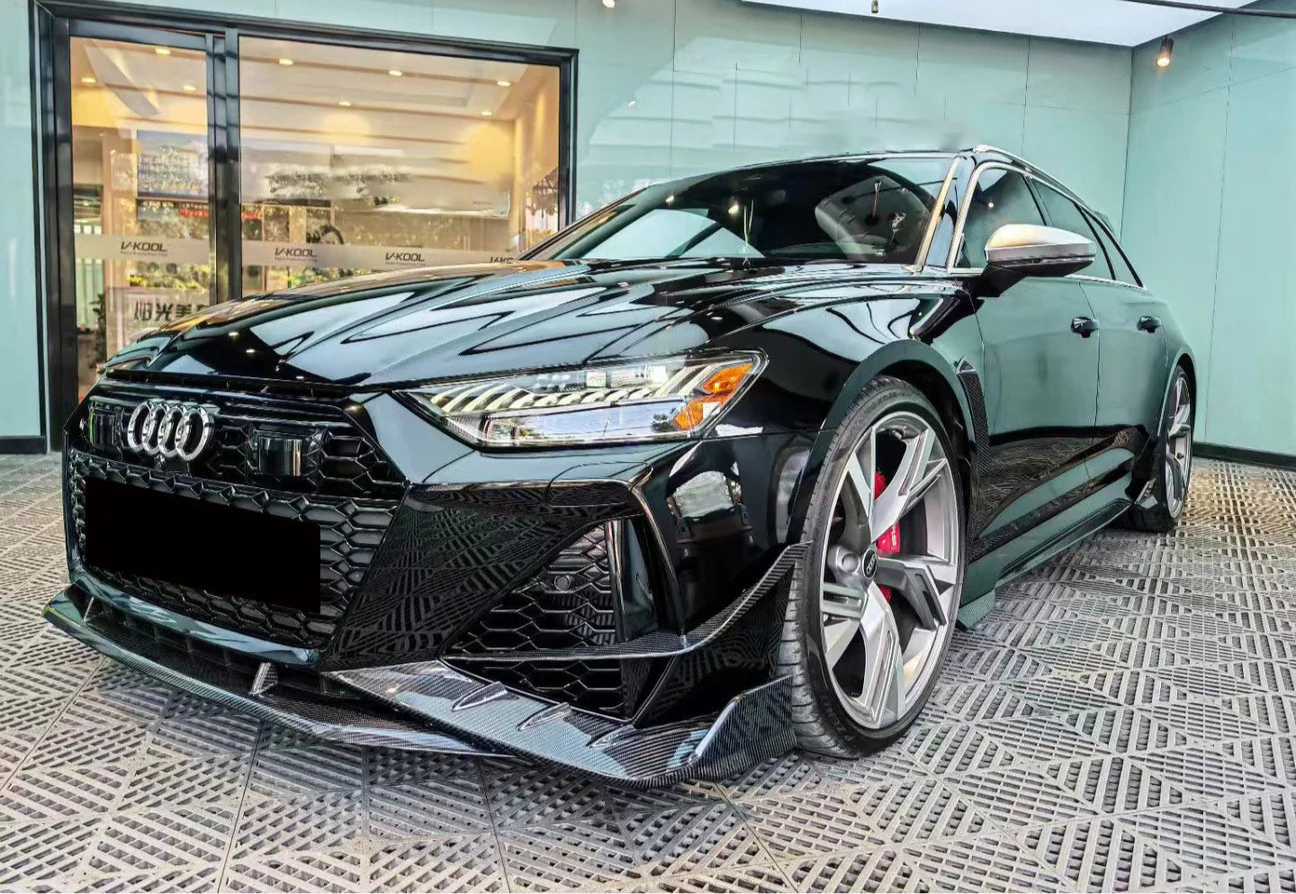 Carbon Fiber KB  Front Lip Splitter - Audi RS7 RS6 C8 2020+