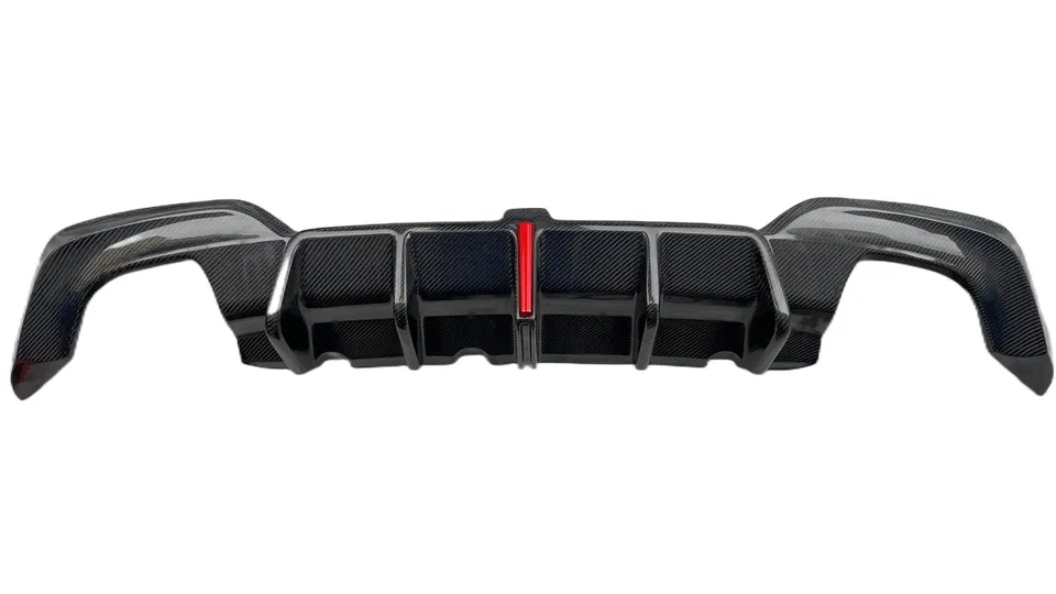 Carbon Fiber MP Rear Diffuser w/ Brake Light - BMW 3 Series G20