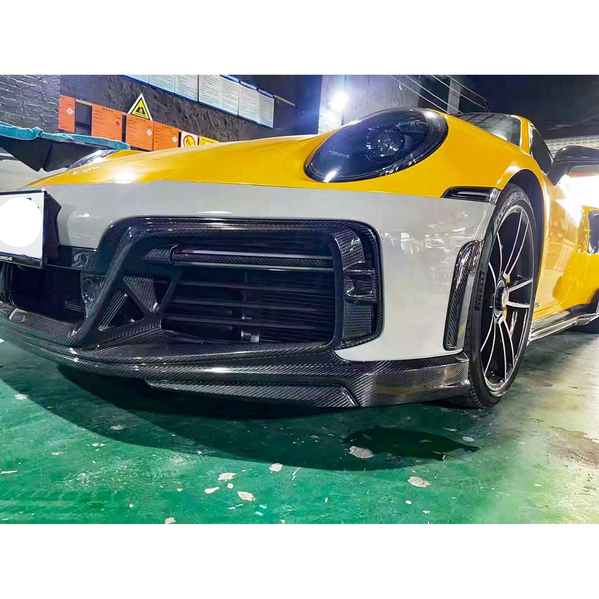 Carbon Fiber Techart Style Aerodynamic Body Kit Conversion - Porsche 992 Carrera