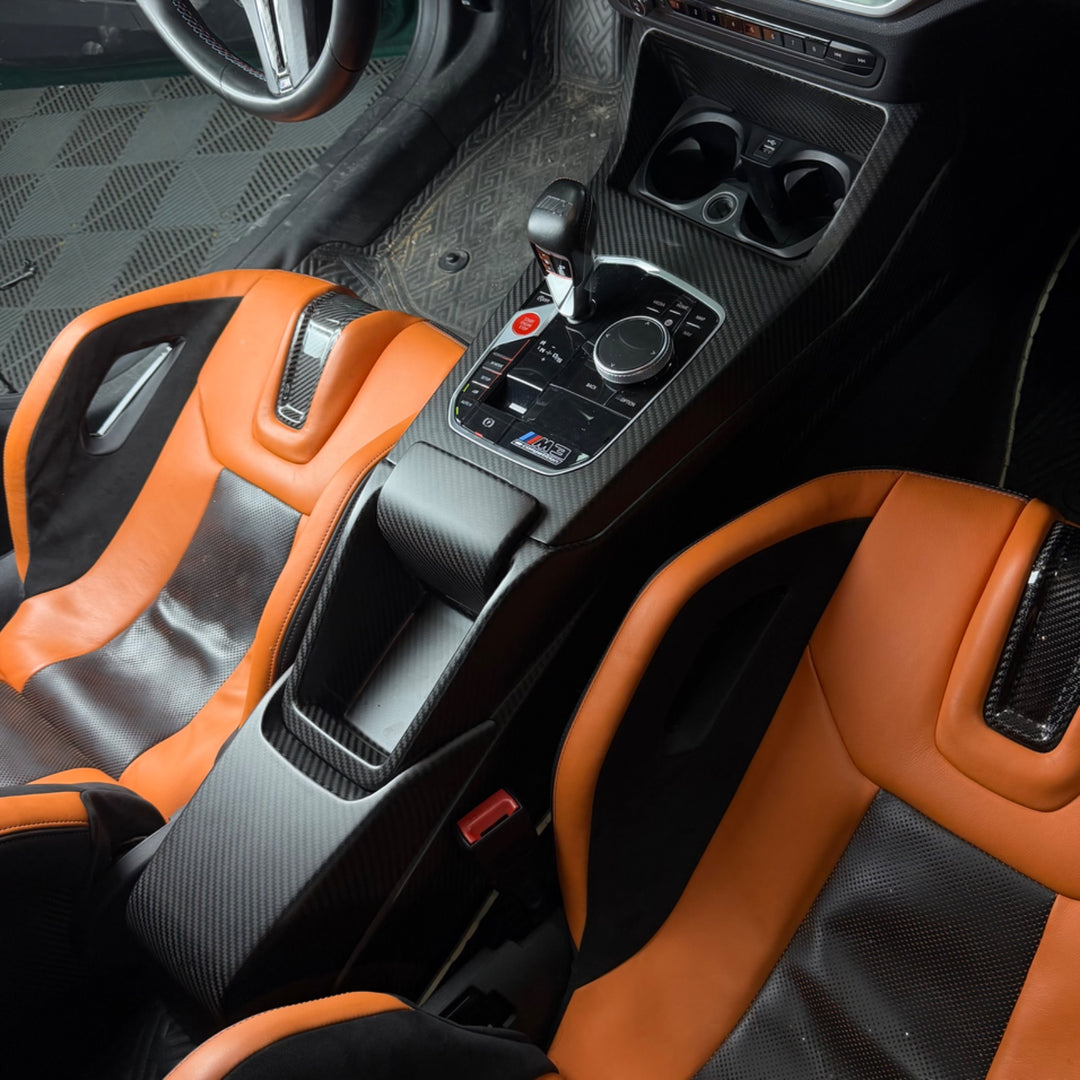Carbon Fiber Center Console CSL Control Panel -  BMW G87 M2/G80 M3/G82 M4 CSL Central Control