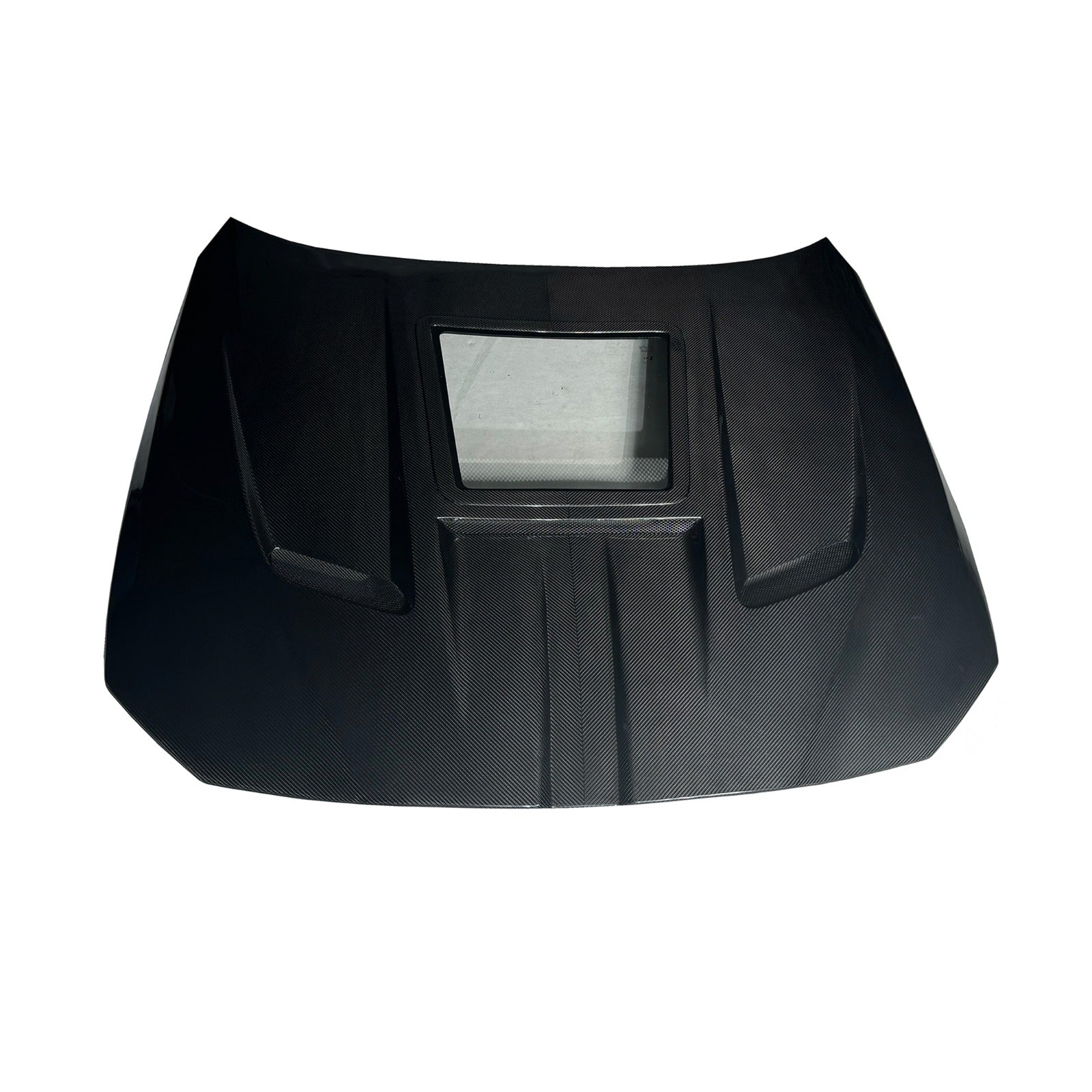 Prepreg Carbon Fiber GT R Style Vented Hood w/ Transparent window  - BMW G80 M3 & G81 M3 / G82 & G83 M4
