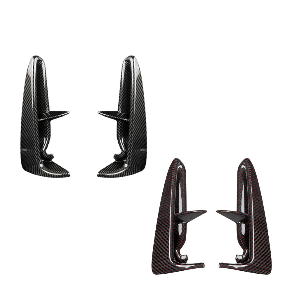 Carbon Fiber Front Bumper Vent Trim - Honda civic Type R FL5