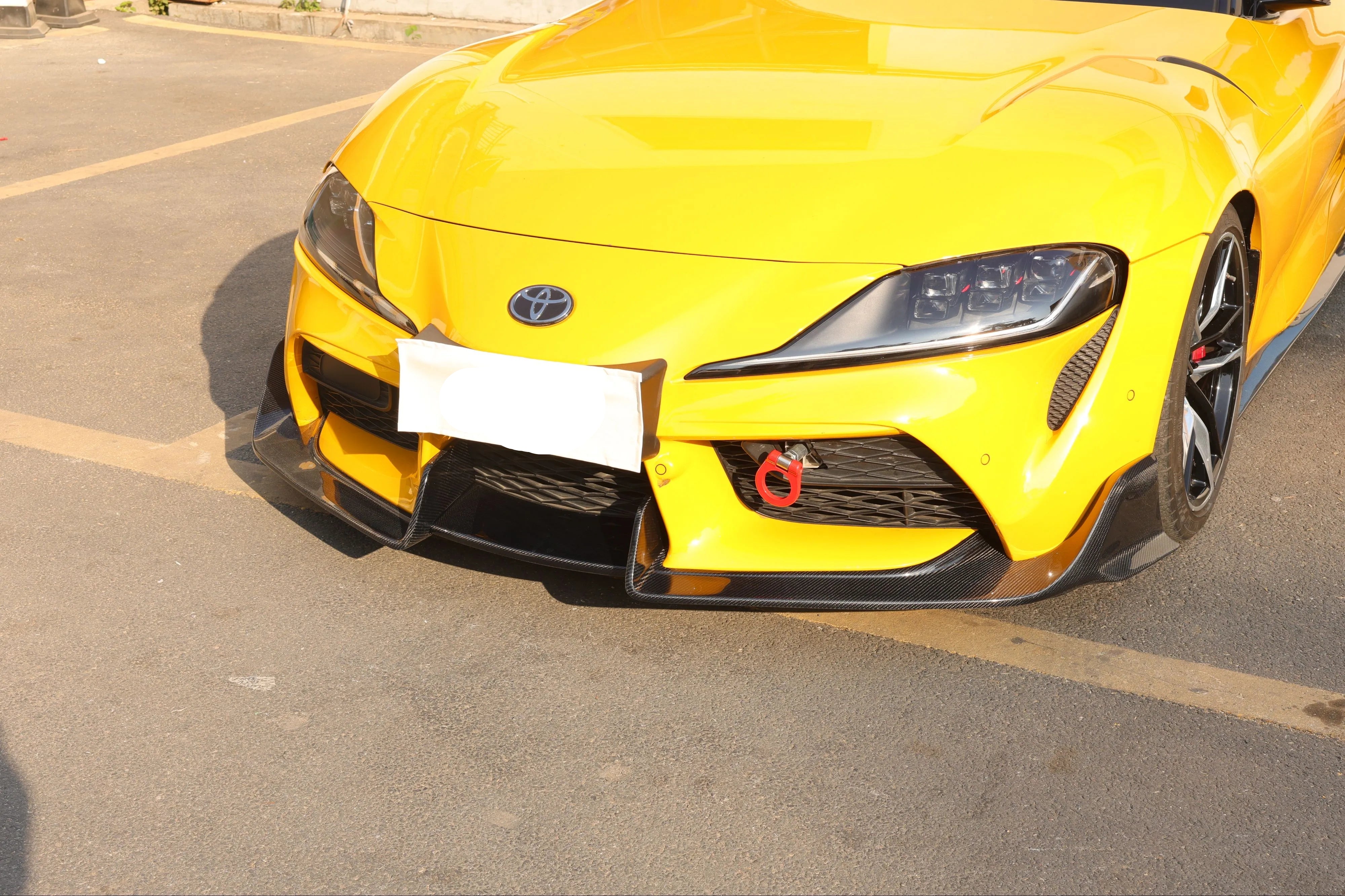AD Style Carbon Fiber Front Lip - Toyota Supra A90 A91 Mk5