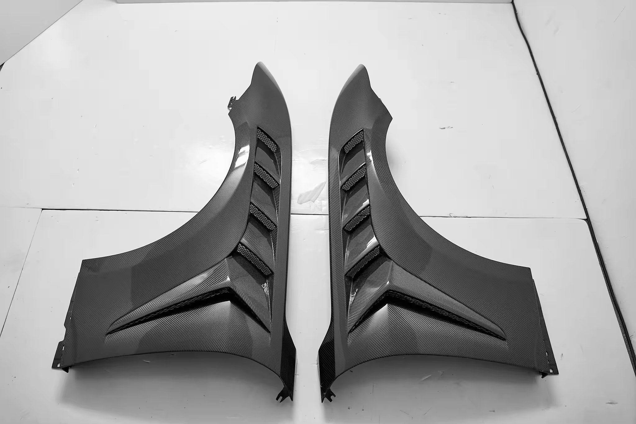 Carbon Fiber Vented Fenders - Ford Mustang S650 GTD 2024