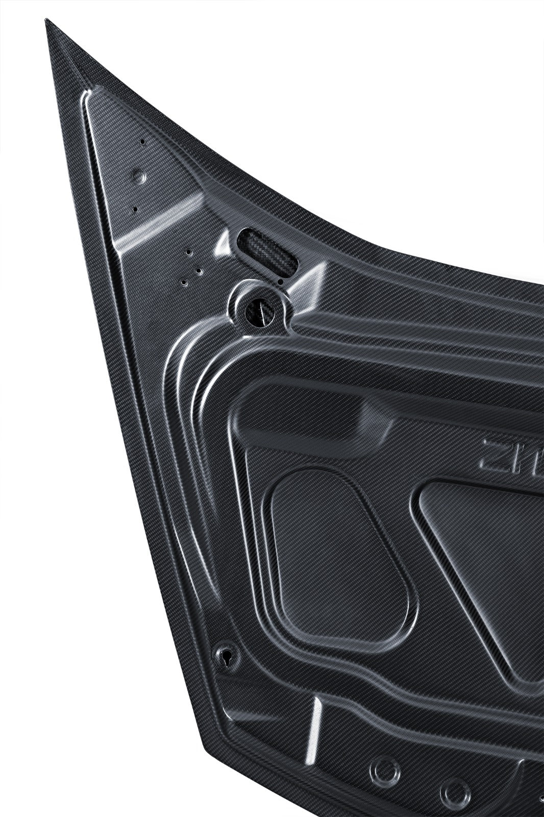 Paktechz Prepreg Dry Carbon Fiber Front Engine Bonnet Hood V2 - Lamborghini Huracán LP580 / LP610 / EVO