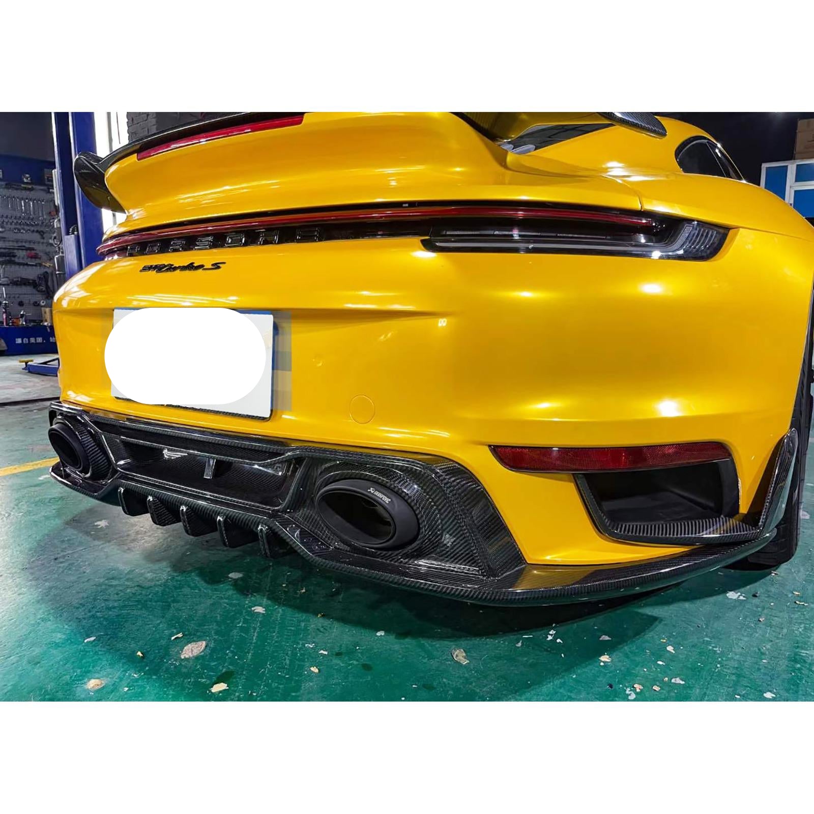 Carbon Fiber Techart Style Aerodynamic Body Kit Conversion - Porsche 992 Carrera
