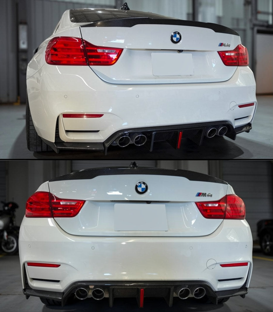F8X M3/M4  V Style Carbon Fiber F1 LED Diffuser - F80/F82/F83