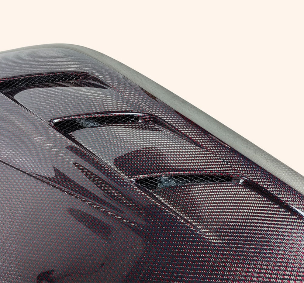 VS Style Carbon Fiber Vented Hood Bonnet - Honda Civic Type R FL5