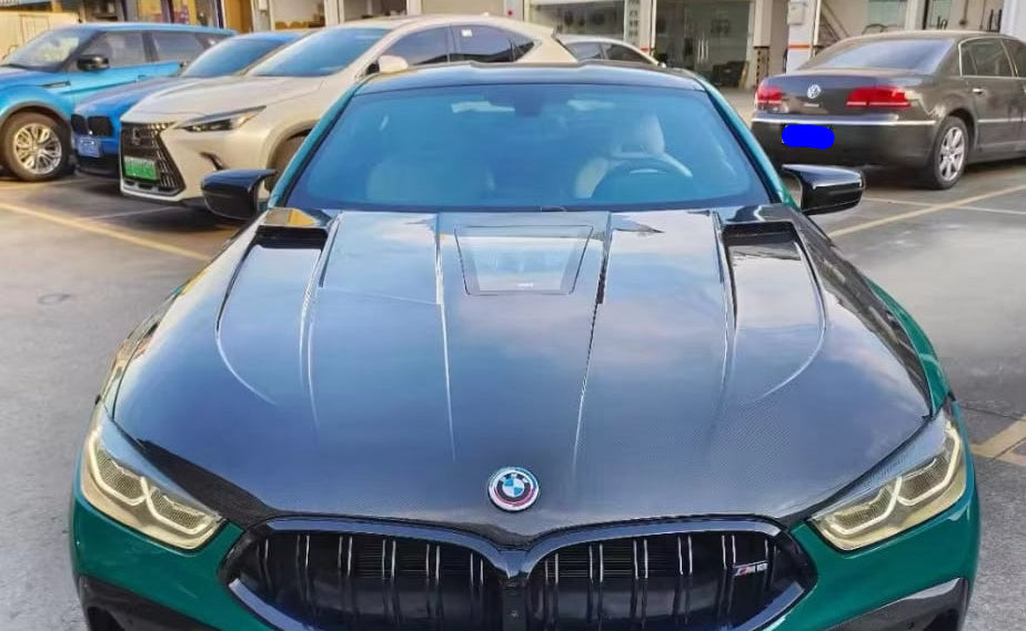 Carbon Fiber IMP Style Engine Hood Cover -  BMW M8 / 8series