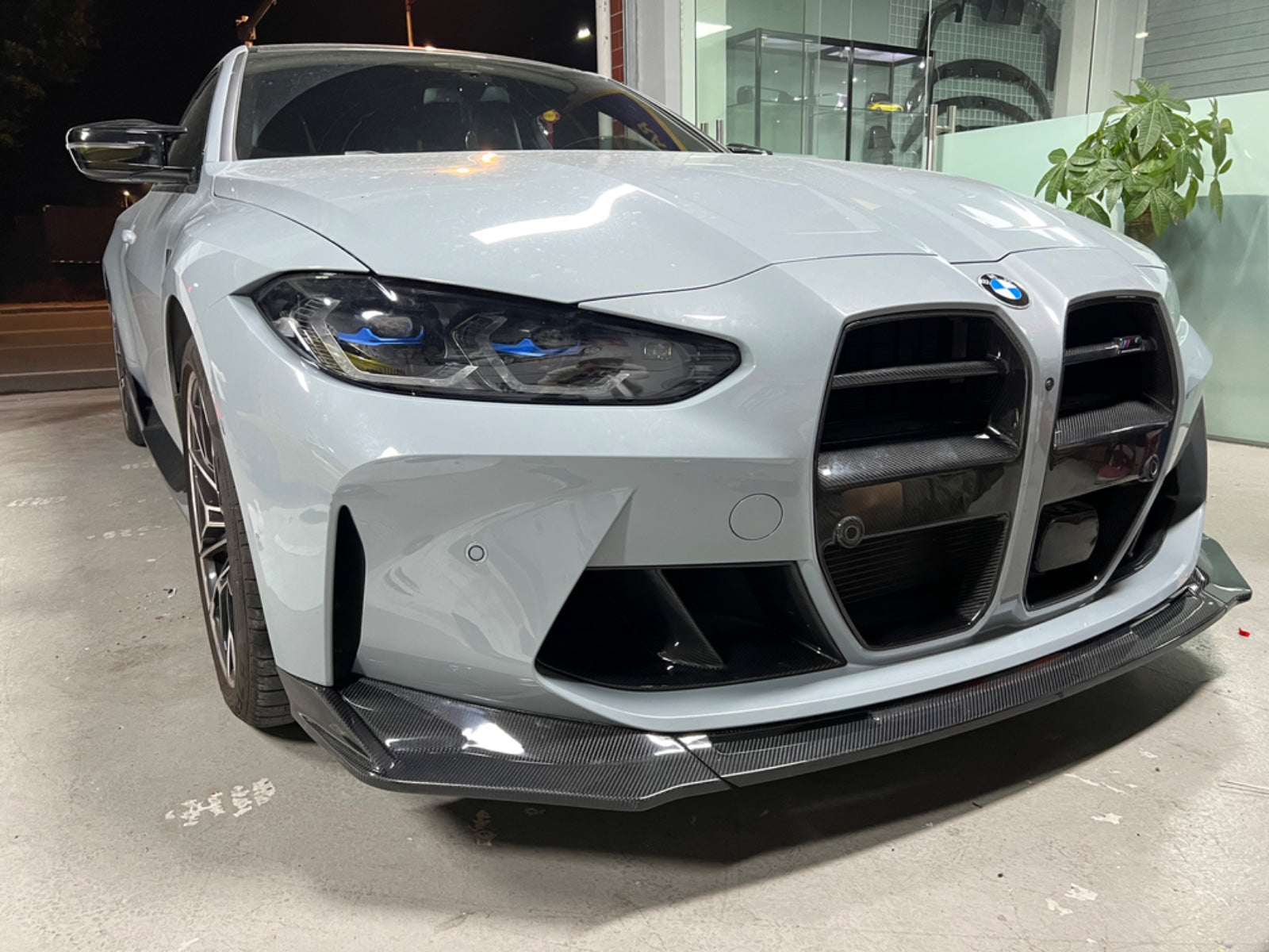 Dry Pre-Preg V Style Carbon Fiber Front Lip - BMW G80 & G81 M3 / G82 & G83 M4