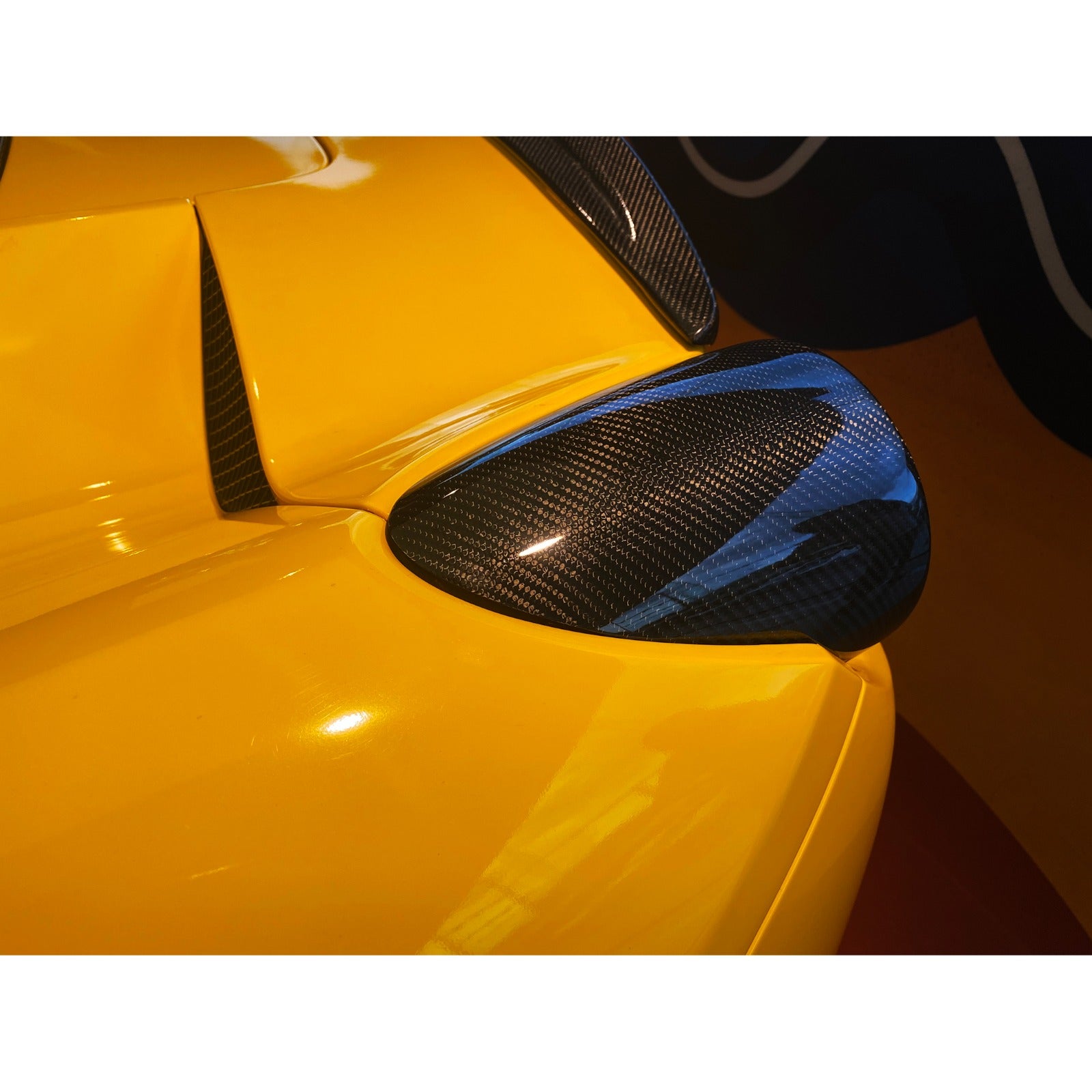 Carbon Fiber Tail Light Lamp Cover - Ferrari 458