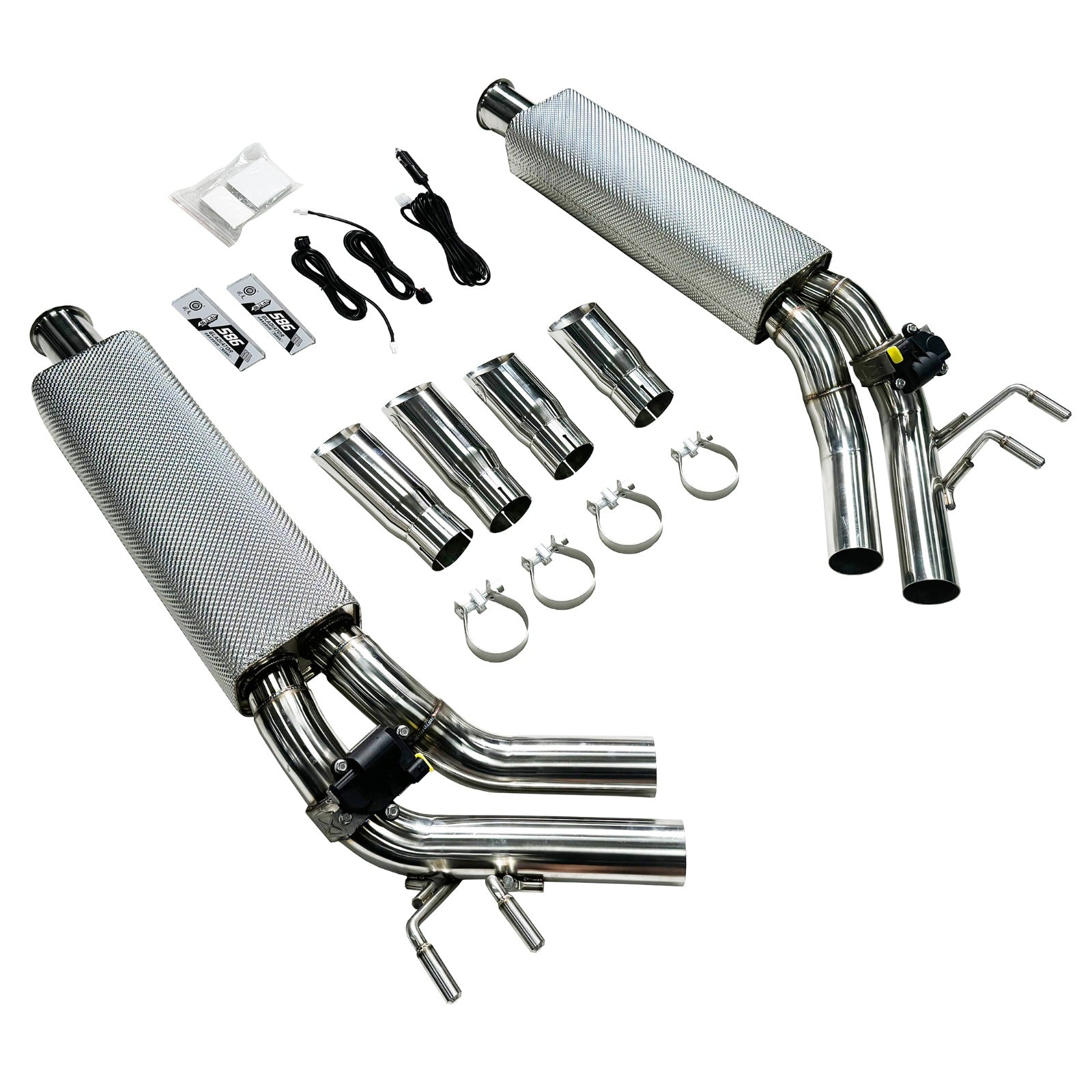 Valved Muffled Axle back Exhaust System - Mercedes Benz G500 G63 W464 18-24