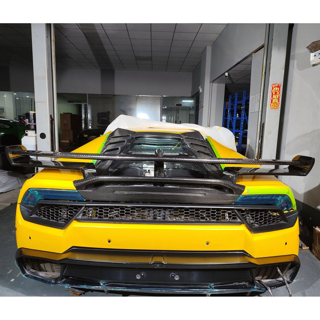 Carbon Fiber SVJ Style Rear Wing - Lamborghini Huracan