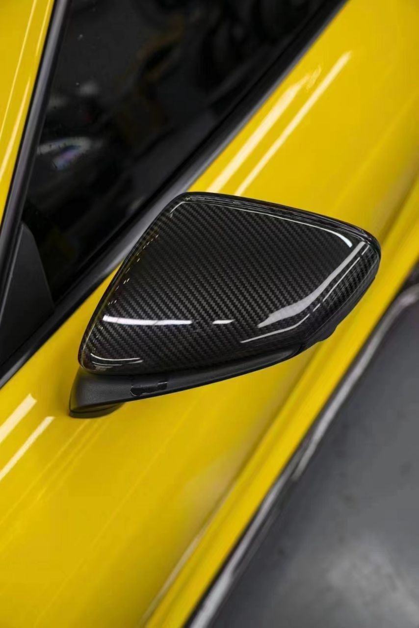 Carbon Fiber Mirror Cap Housing Replacement - Porsche 992
