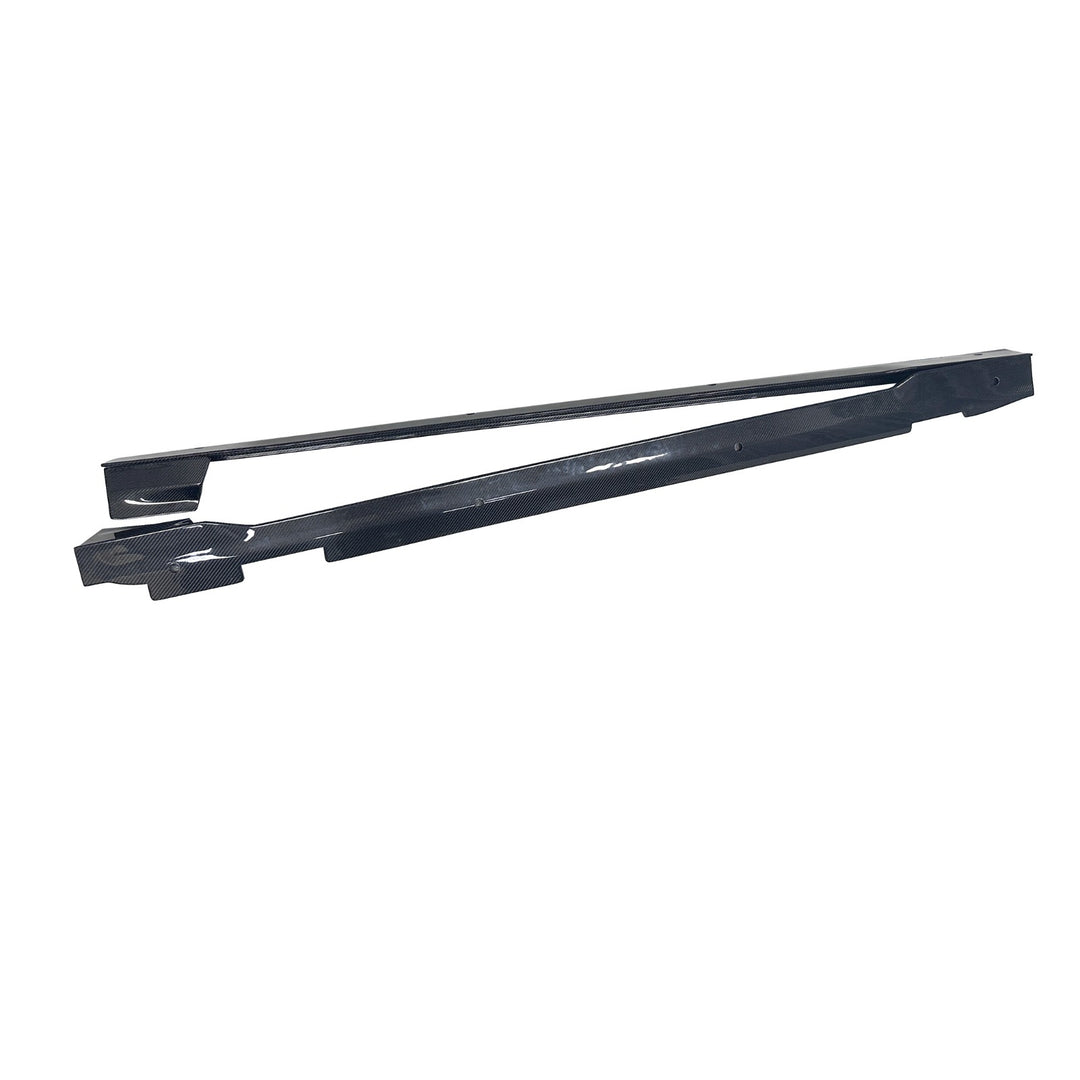 Carbon Fiber RZ Side Skirts - Porsche Taycan J1 2018+