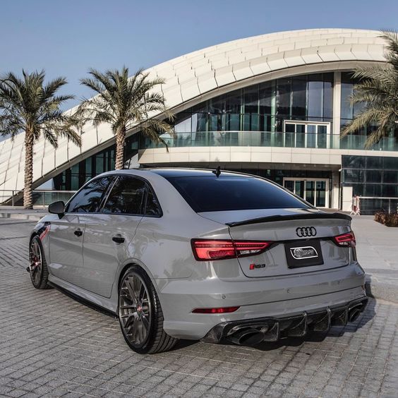 KB Style Carbon Fiber Rear Diffuser - Audi A3 & S3 8V