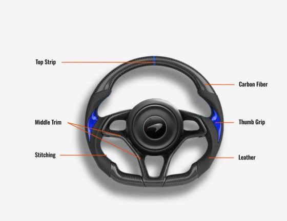 Full Custom Steering Wheel - McLaren 570/600LT