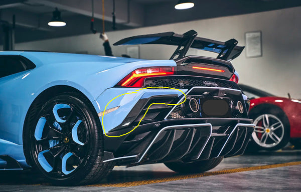 Paktechz Dry Carbon Fiber Spoiler Wing - Lamborghini Huracan EVO / Ste
