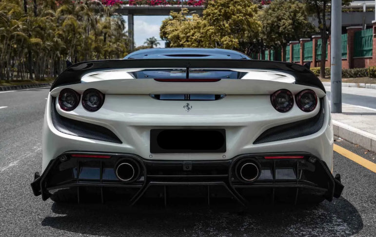 Paktechz Prepreg Carbon Fiber Rear  Diffuser - Ferrari F8 Tributo