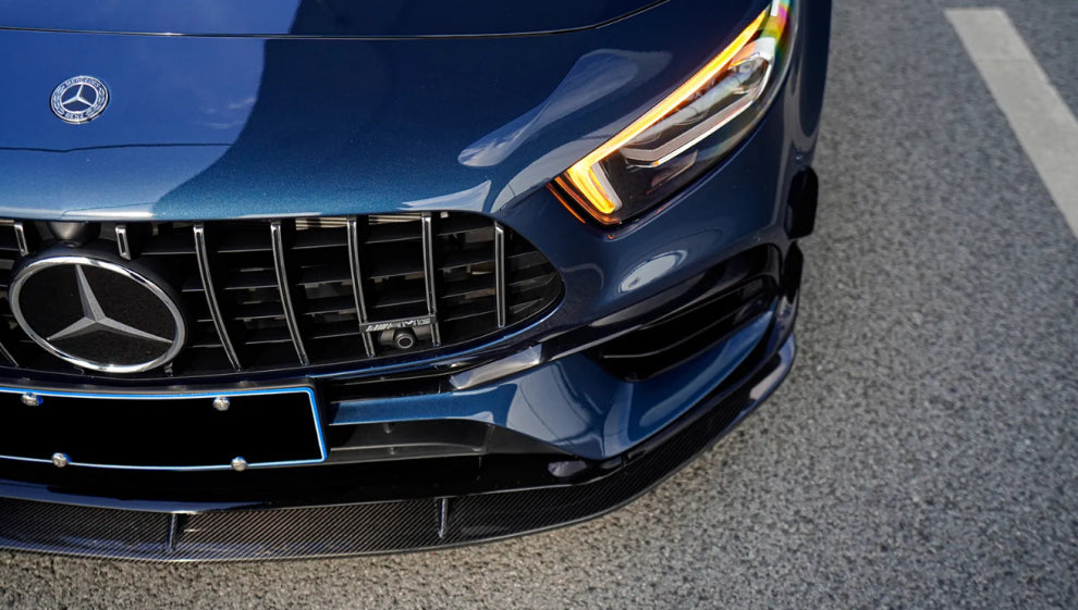Paktechz Prepreg Carbon Fiber Front Splitter Lip - Mercedes Benz W177 AMG A45 A45s