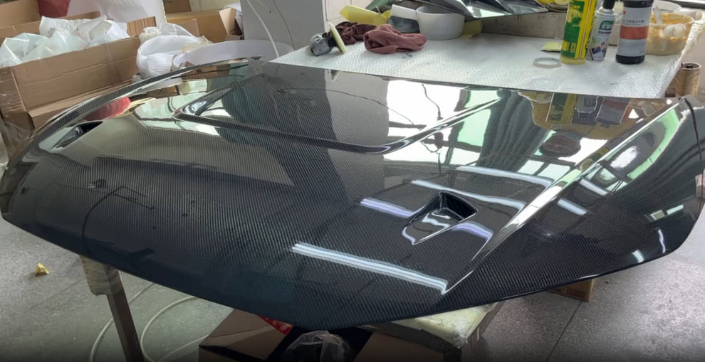 Carbon Fiber Front Engine Hood Bonnet - 15-19 Audi TTRS MK3 8S