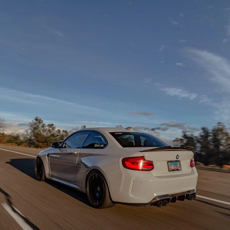 PSM Style High Kick Carbon Fiber Trunk Spoiler - BMW F87 M2 & F22 2 Series