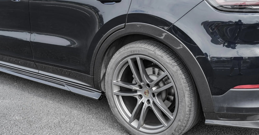 Paktechz Prepreg Carbon Fiber  Side Skirt - Porsche Cayenne Coupe Turbo 9YA 9Y0 9Y3