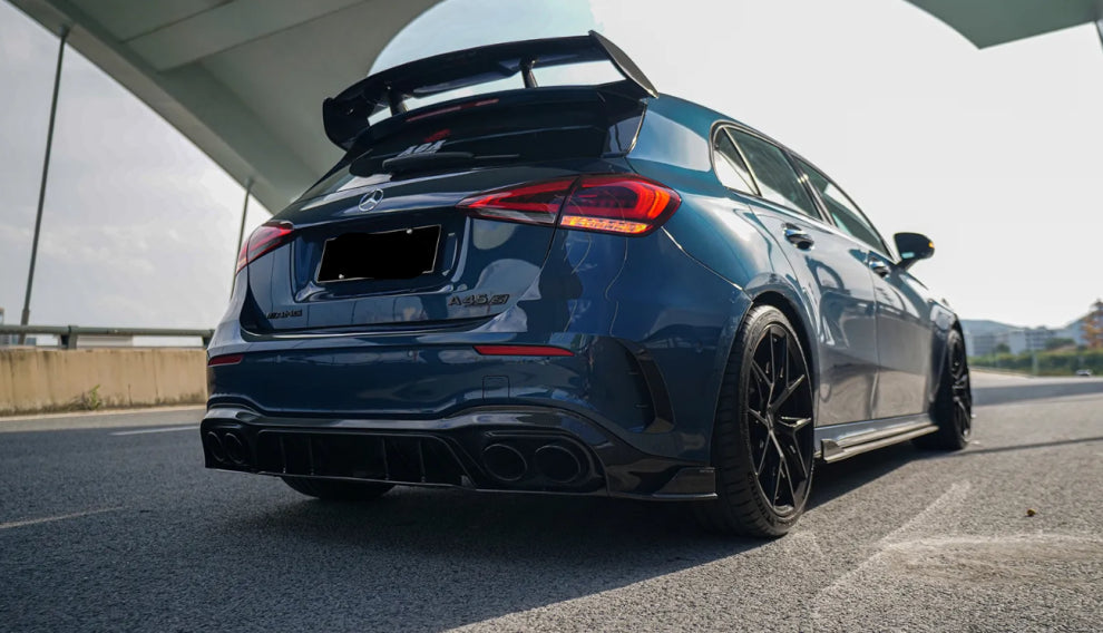 Paktechz Dry Carbon Fiber Roof Spoiler Wing - Mercedes Benz W177 a Class AMG A35 A45s Hatchback