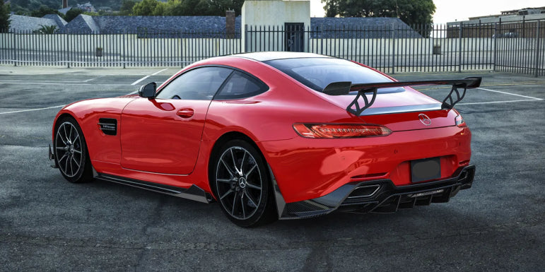 Prepreg Carbon Fiber Rear Wing Spoiler V1 - Mercedes Benz AMG GT GTS GTC C190