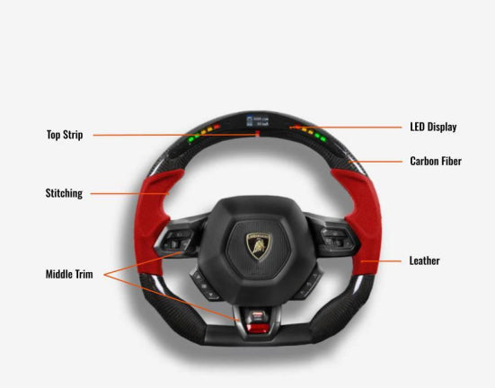 Full Custom Steering Wheel - Lamborghini Huracan