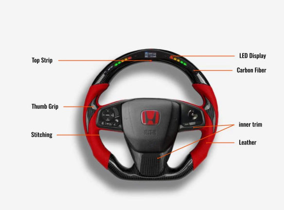 Full Custom Steering Wheel - Honda Civic