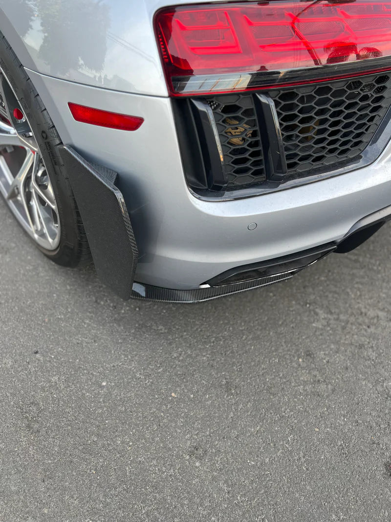 Carbon Fiber Rear Canard Winglet - Audi R8 V10