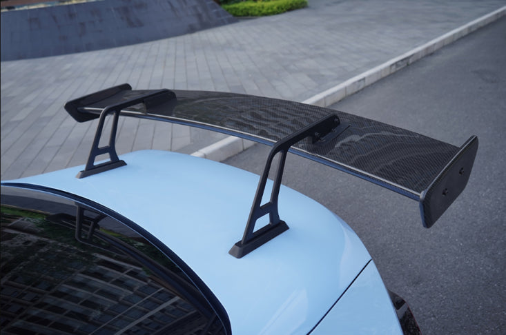Prepreg Carbon Fiber LED Rear Trunk Swan NEck Wing - BMW G8X G80 M3 / G82 M4 / G87 M2