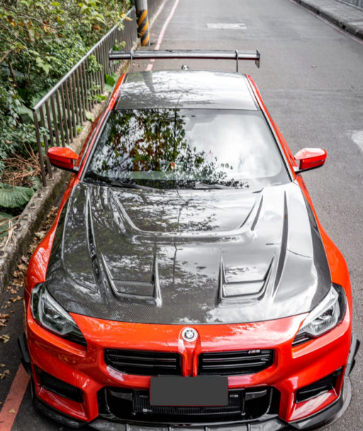 Prepreg Carbon Fiber Paktech  Engine Vented Hood - BMW M2 G87