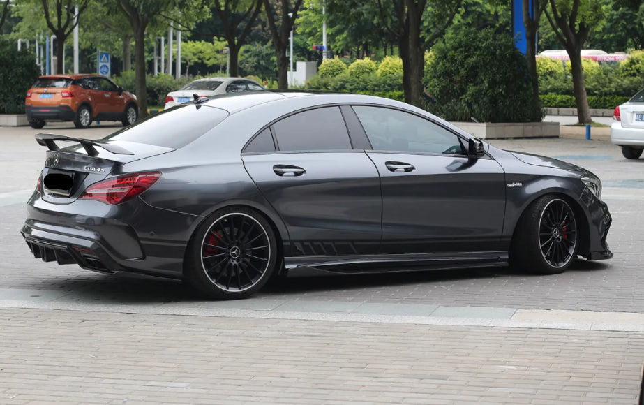 Paktechz Prepreg Carbon Fiber Side Skirts - Mercedes Benz W117 C117 CLA220 CLA250 CLA260 CLA45