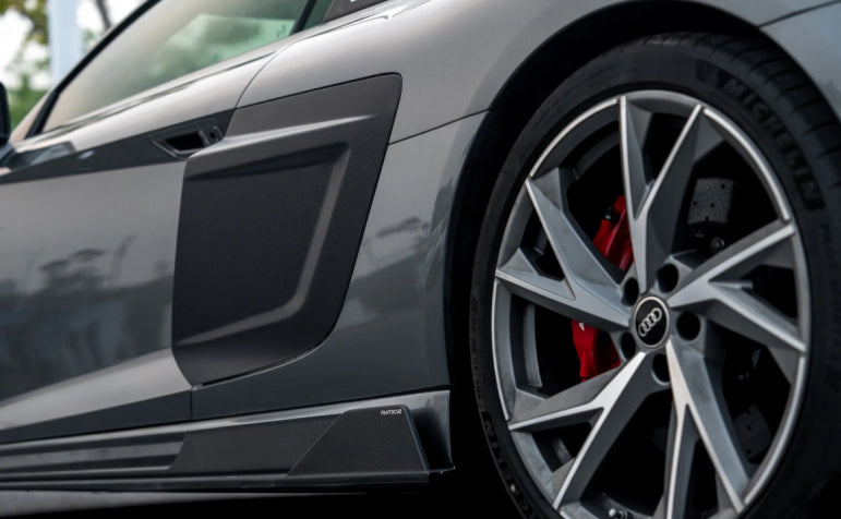 Paktechz Dry Carbon Fiber Side Blades -  Audi R8 Gen2