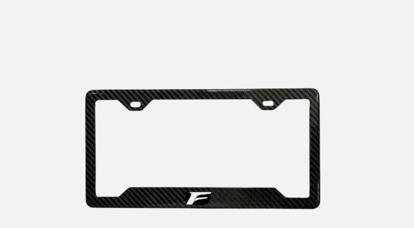 Lexus Fsport Carbon Fiber License Plate Frame