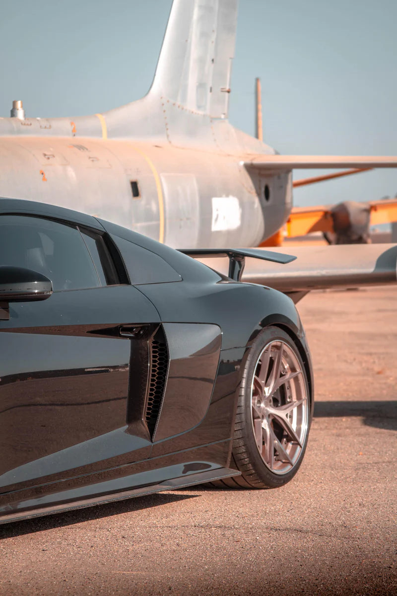 V Style Carbon Fiber Wing - Audi R8 V10 (Gen 2)