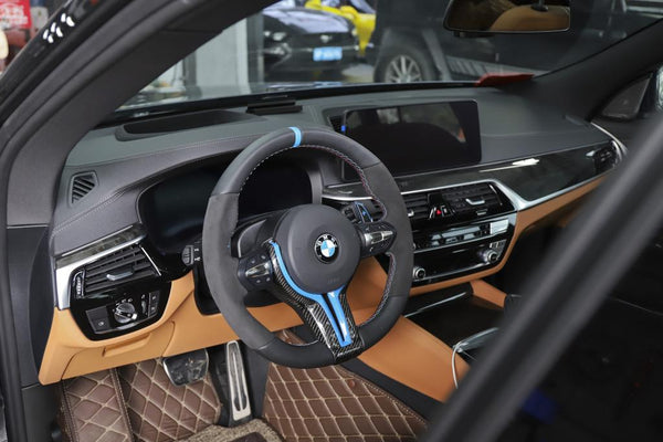 SR LMP Style Carbon Fiber Steering Wheel - RAW Parts